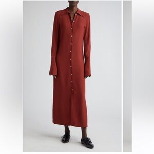 BITE‎ Studios Bloomsbury Long Sleeve Maxi Shirtdress size US 2 UK 6 NWT